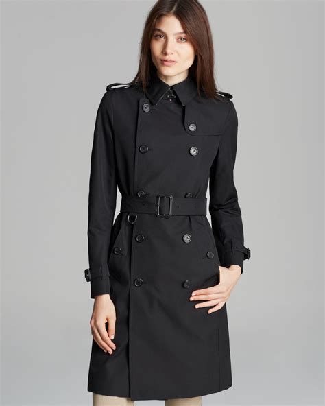 burberry kensington trench black|burberry kensington trench coat women's.